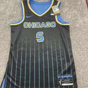 Chicago Sky Basketball Jersey Womens M Black WNBA Nike Dri Fit Explorer Reese 5